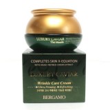 Крем для лица антивозрастной с экстрактом черной икры "Bergamo Luxury Caviar Wrinkle Care Cream" 50 мл.